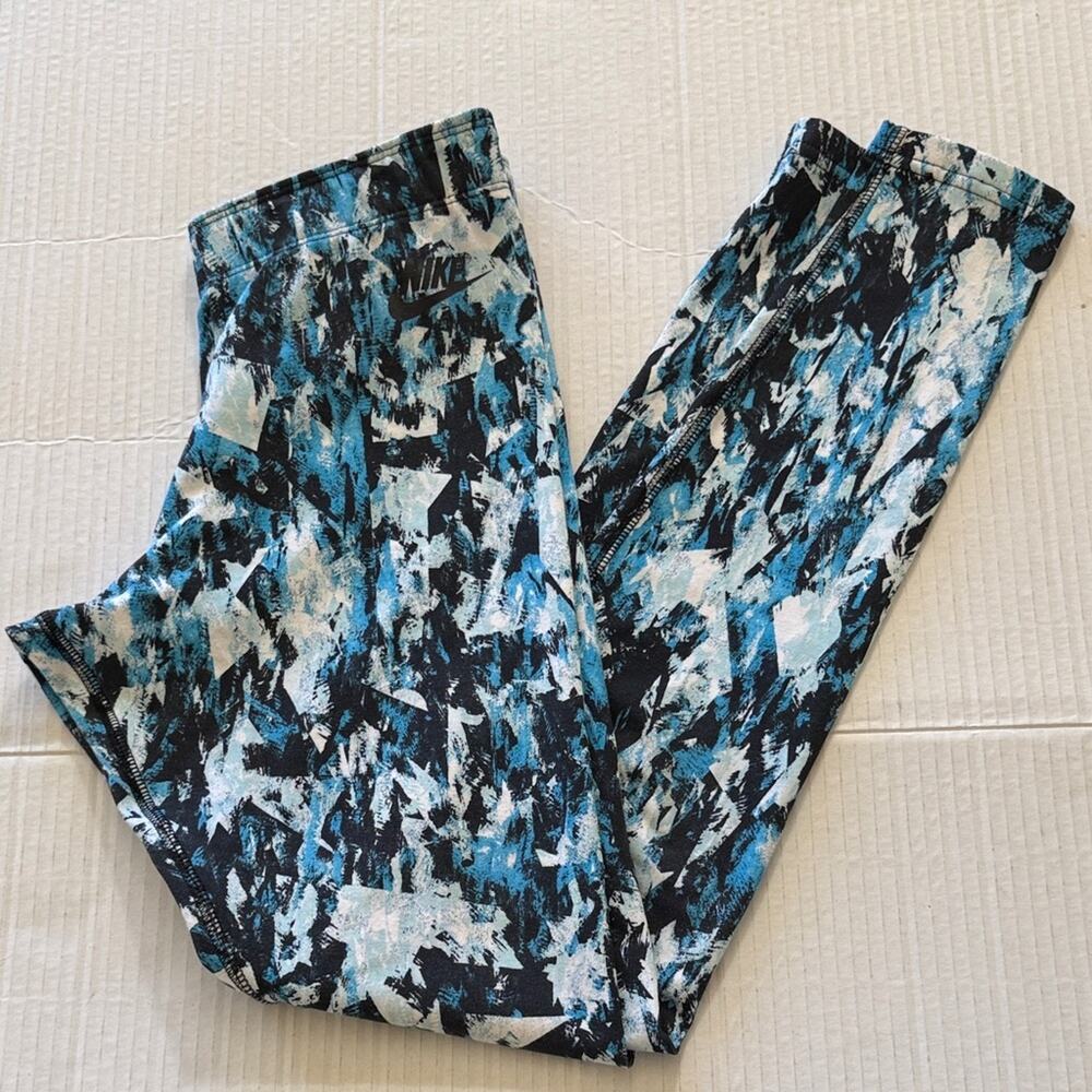 Nike Just Do It Leg-A-See Printed Leggings Sz S Athletic Workout Gym Pants
